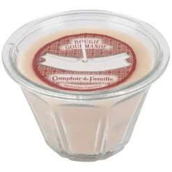 Fabrique de Styles Bougies Parfumées>Bougie senteur tendre nougat - Boug-Gourm Beige