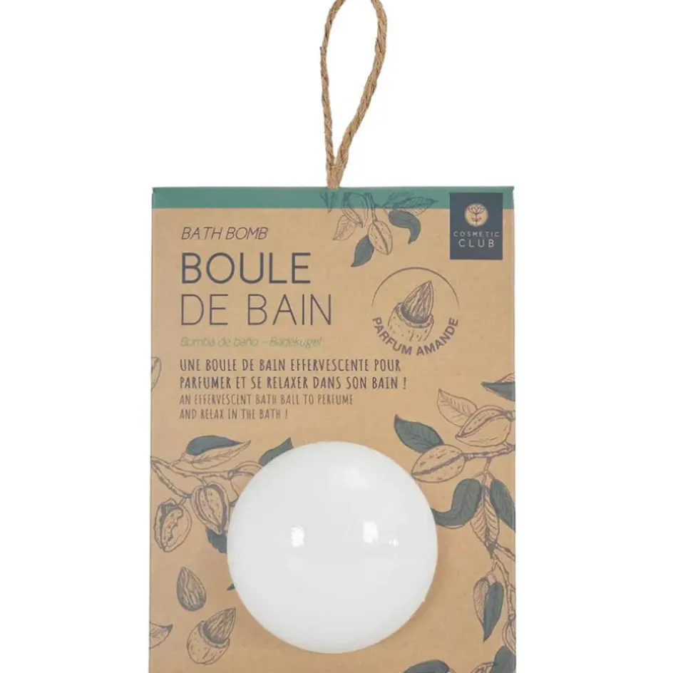 Fabrique de Styles Soins Du Corps>Boule de bain amande 100g Blanc
