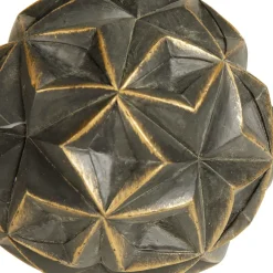 Fabrique de Styles Petits Objets Déco>Boules déco x6 fernoir en Polyrésine Patiné