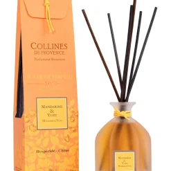 Fabrique de Styles Bouquets Parfumés>Bouquet parfume mandarine et yuzu 100ml Orange