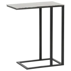 Fabrique de Styles Bouts De Canapé Et Tables D'appoint>Bout de canape en aluminium et fer - Felia Argenté