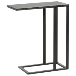 Fabrique de Styles Bouts De Canapé Et Tables D'appoint>Bout de canape en aluminium et fer - Felia Noir