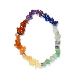 Fabrique de Styles Bijoux Fantaisie>Bracelet 7 chakras mix chips Multicolore