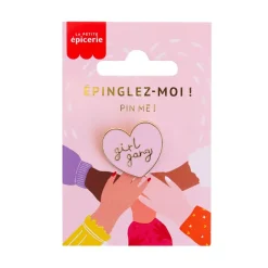 Fabrique de Styles Accessoires Mode>Broche pin's émaillé girl gang Rose