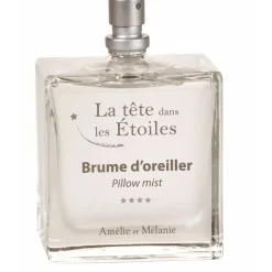 Fabrique de Styles Brumes Et Parfums>Brume d'oreiller poivre rose, rose, musc noir 100ml - La tête dans les étoiles Argent