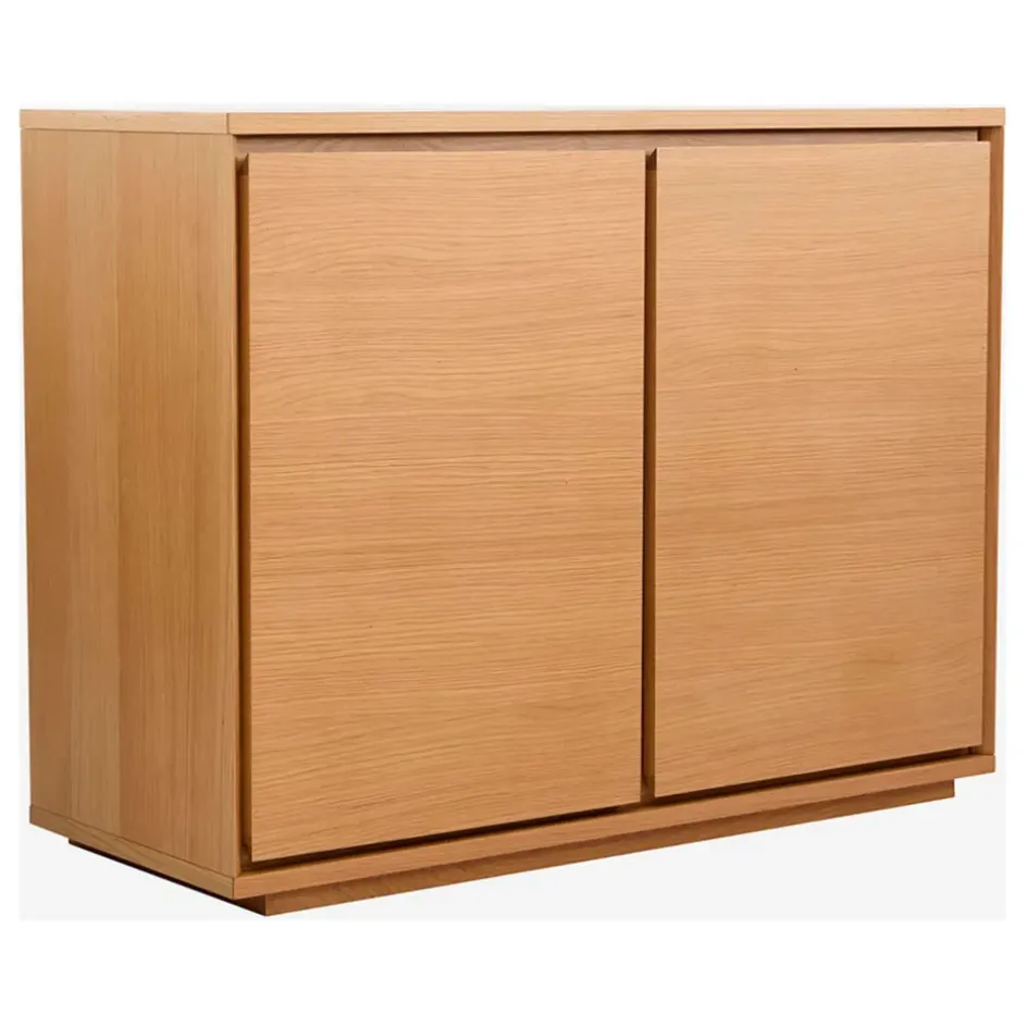 Fabrique de Styles Buffets Et Vitrines>Buffer 2 portes en chêne - Hazo Naturel