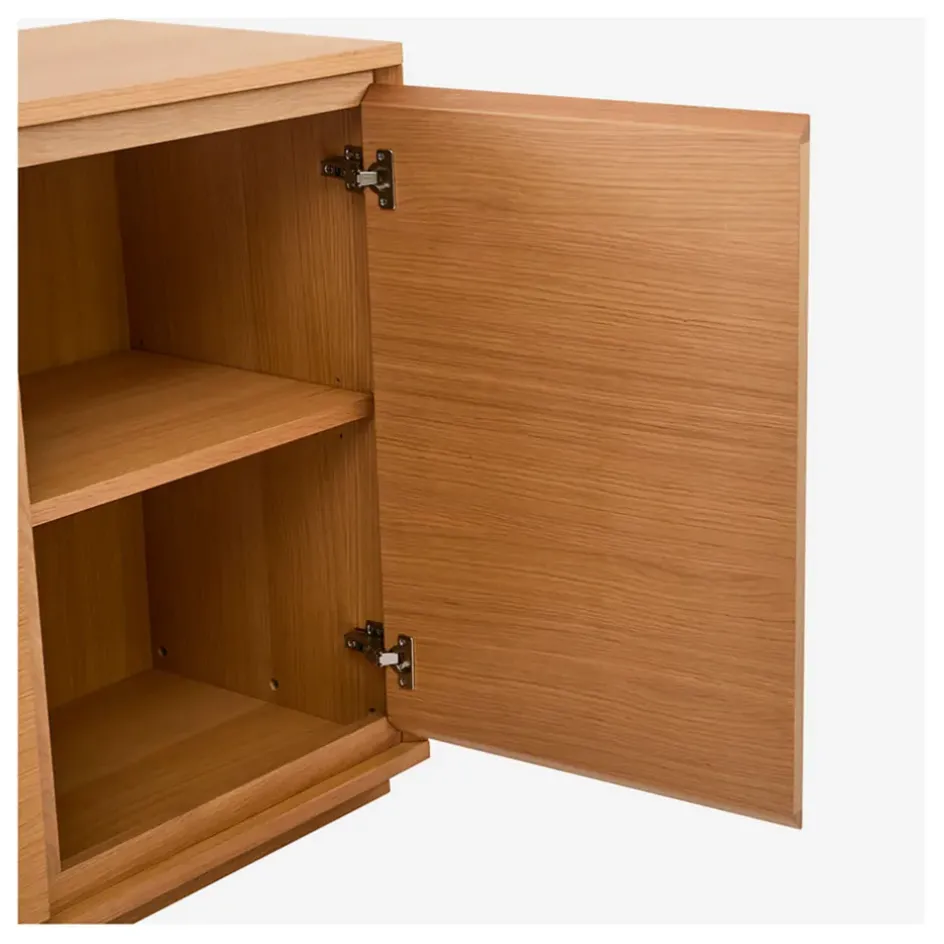 Fabrique de Styles Buffets Et Vitrines>Buffer 2 portes en chêne - Hazo Naturel