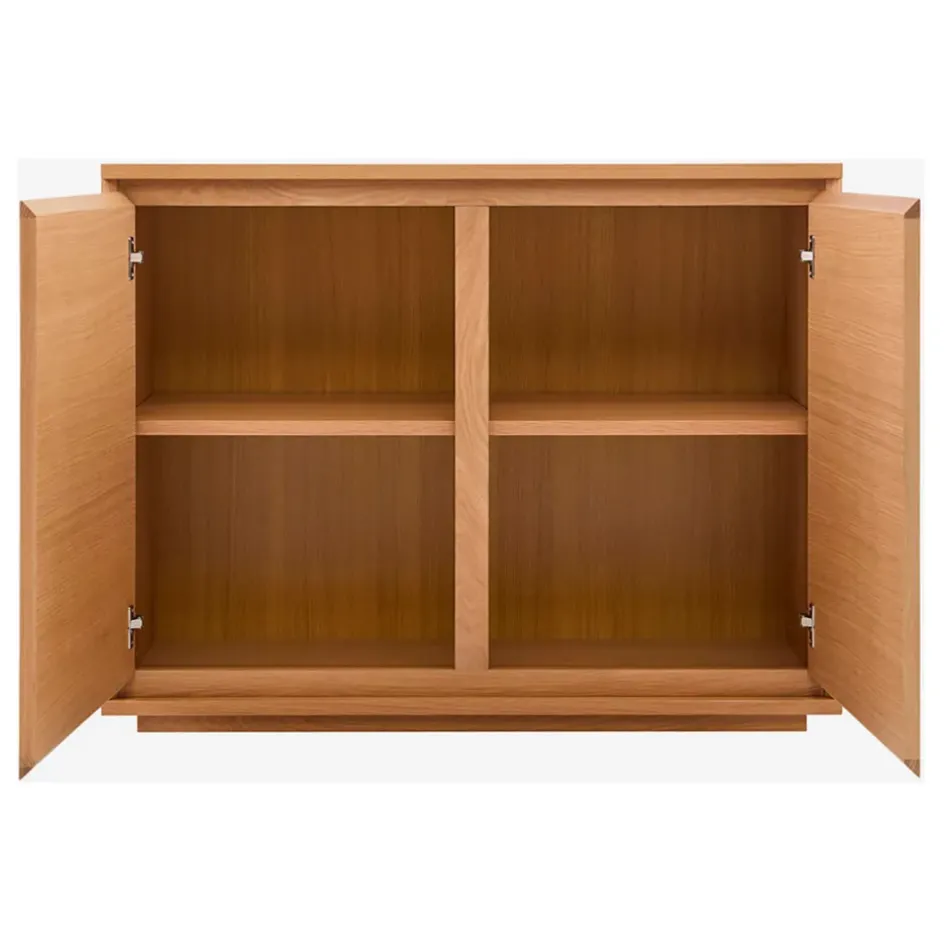 Fabrique de Styles Buffets Et Vitrines>Buffer 2 portes en chêne - Hazo Naturel