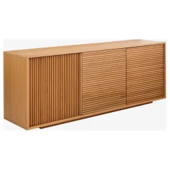 Fabrique de Styles Buffets Et Vitrines>Buffet 3 portes en chêne - Max Naturel