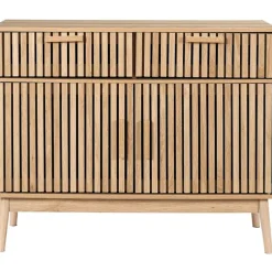 Fabrique de Styles Buffets Et Vitrines>Buffet en bois naturel h80cm - Kara Marron