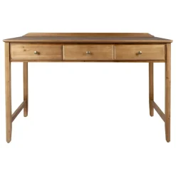 Fabrique de Styles Bureaux>Bureau 3 tiroirs en sapin - Firmin Naturel