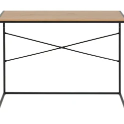 Fabrique de Styles Bureaux>Bureau industriel en chêne et métal - Senzo Naturel