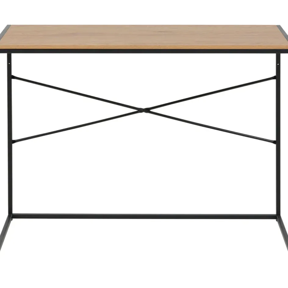 Fabrique de Styles Bureaux>Bureau industriel en chêne et métal - Senzo Naturel
