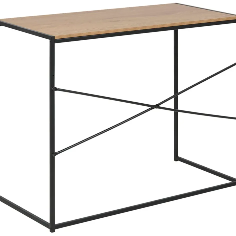 Fabrique de Styles Bureaux>Bureau industriel en chêne et métal - Senzo Naturel