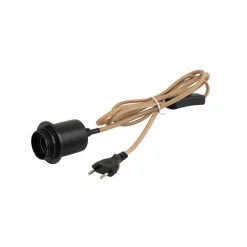 Fabrique de Styles Ampoules Et Cordons Électriques>Cable éléctrique avec interrupteur 2m Naturel