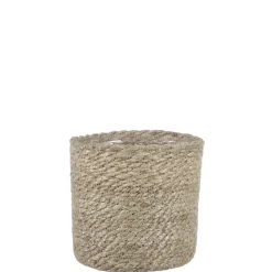 Fabrique de Styles Cache-pots Et Supports>Cache-pot atlantic creme d14xh14cm Crème