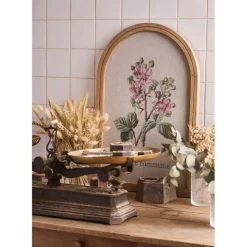 Fabrique de Styles Cadres Déco Et Affiches>Cadre fleur horticoles en tissu et sapin 40x60cm - Horticole Multicolore