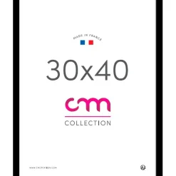 Fabrique de Styles Cadres Photos>Cadre photo 30x40cm - lario Noir