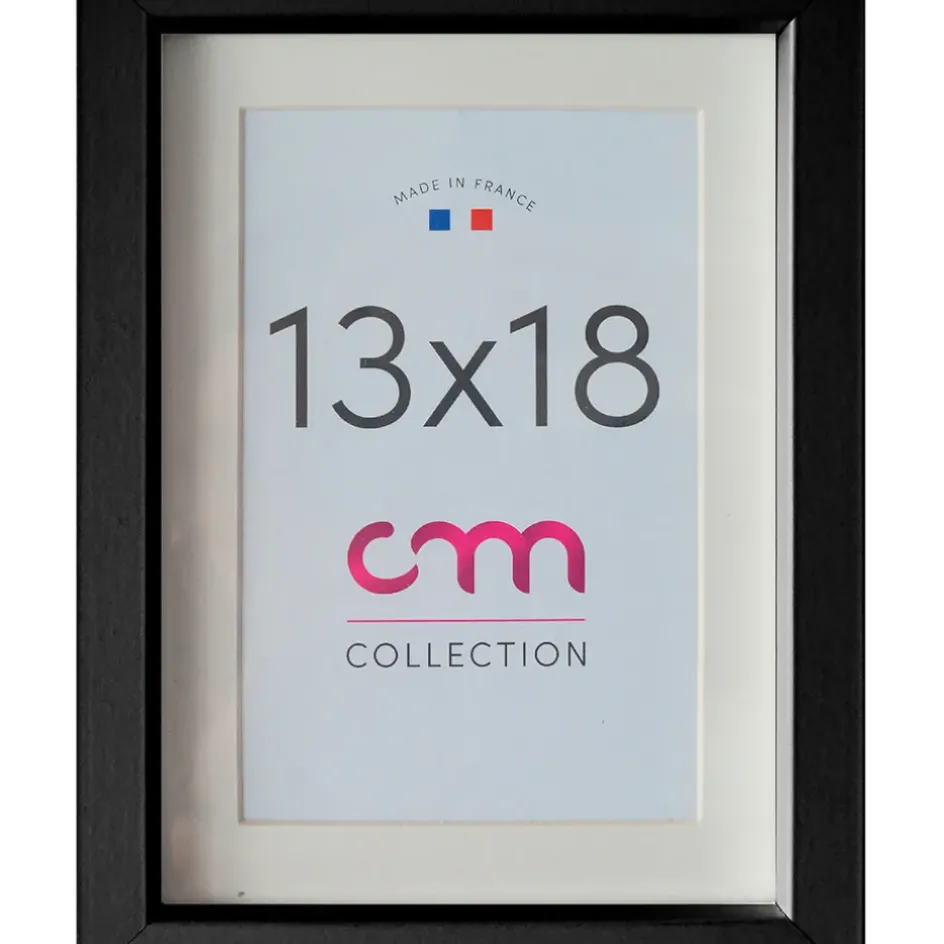 Fabrique de Styles Cadres Photos>Cadre photo passe partout 1vue 13x18cm lario Noir
