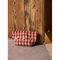 Fabrique de Styles Accessoires Et Quincaillerie>Cale porte en coton - Campagne Rouge