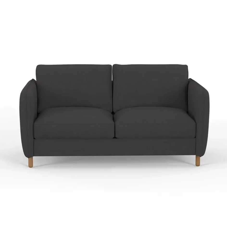 Fabrique de Styles Canapés Convertibles>Canapé convertible 2 places Bultex Gustave - Tissu - Enjoy Anthracite