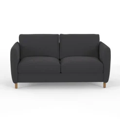 Fabrique de Styles Canapés Convertibles>Canapé convertible 2 places Bultex Gustave - Velours Vintage - Adore Anthracite