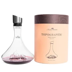 Fabrique de Styles Carafes Et Pichets>Carafe à decanter Mont Blanc - Topographic