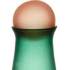 Fabrique de Styles Carafes Et Pichets>Carafe en cristallin vert et corail givré 1l - Adria Vert, corail