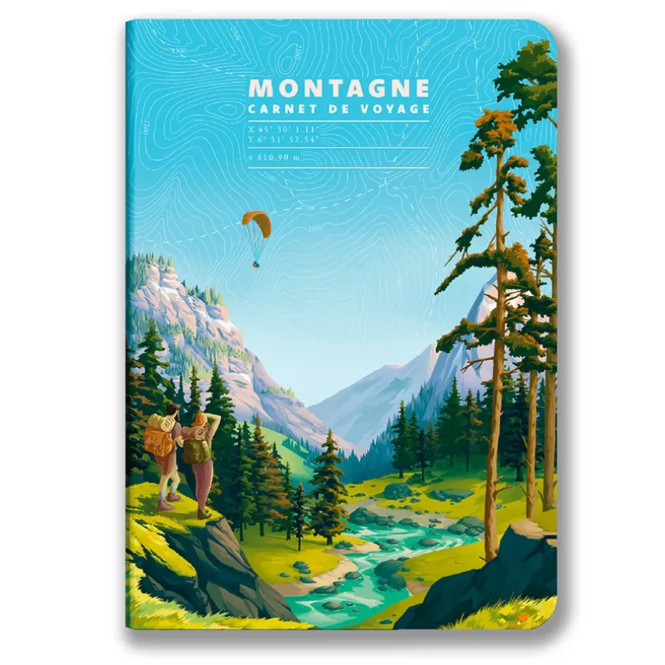 Fabrique de Styles Papeterie>Carnet de voyage montagne