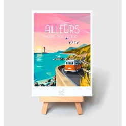 Fabrique de Styles Papeterie>Carte ailleurs 10x14.8cm Multicolore