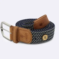 Fabrique de Styles Accessoires Mode>Ceinture tressée bleu marine et écru taille unique Multicolore