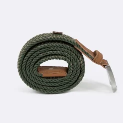 Fabrique de Styles Accessoires Mode>Ceinture tressée et beige taille unique Kaki