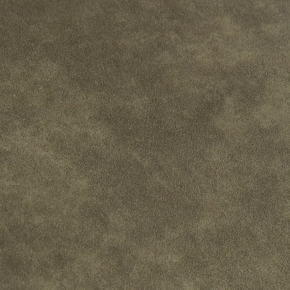 Fabrique de Styles Chaises>Chaise avec accoudoirs en tissu effet daim kaki - Aston Marron