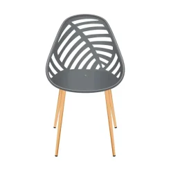 Fabrique de Styles Chaises, Fauteuils|Jardin>Chaise de jardin en plastique - Alameda Gris