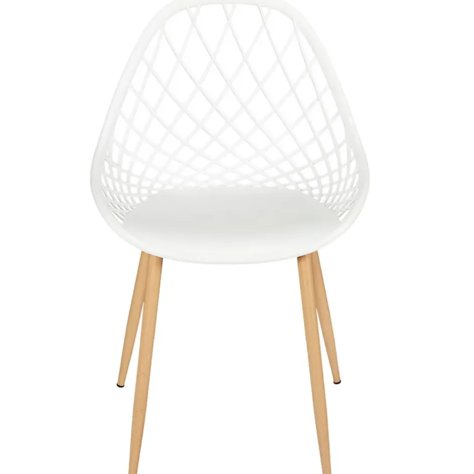 Fabrique de Styles Chaises, Fauteuils|Jardin>Chaise de jardin en plastique - Malaga Blanc