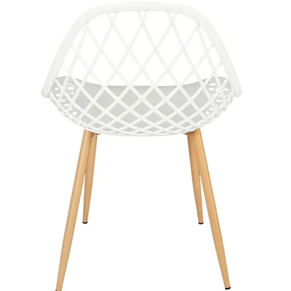 Fabrique de Styles Chaises, Fauteuils|Jardin>Chaise de jardin en plastique - Malaga Blanc