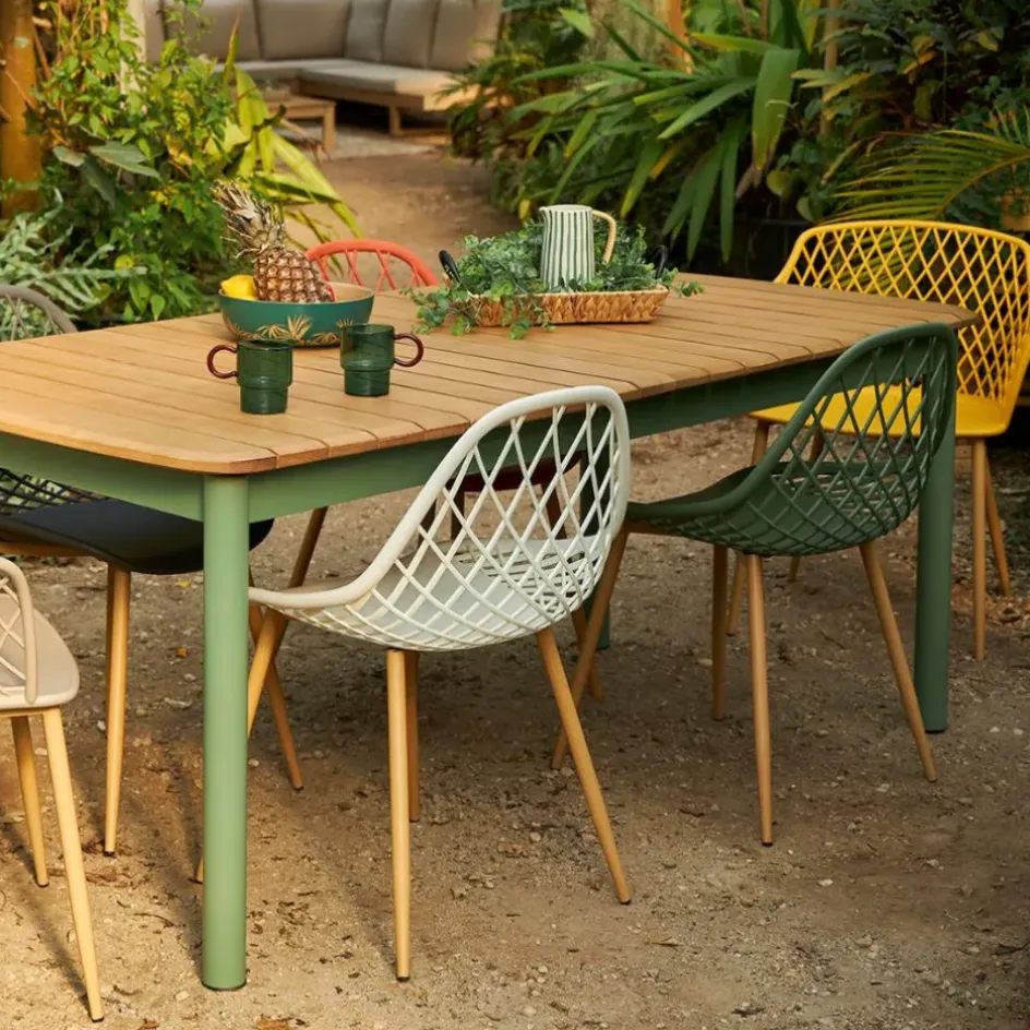 Fabrique de Styles Chaises, Fauteuils|Jardin>Chaise de jardin en plastique - Malaga Blanc