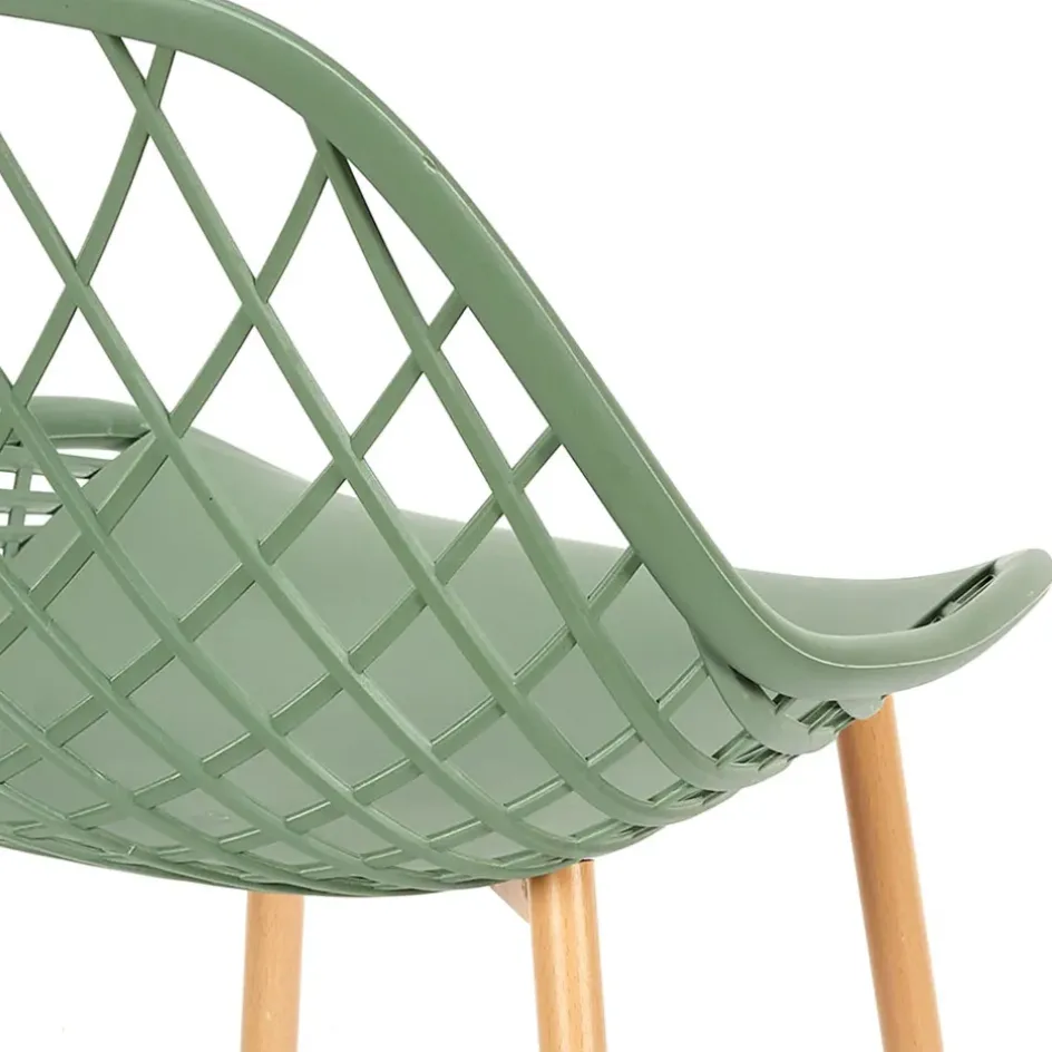 Fabrique de Styles Chaises, Fauteuils|Jardin>Chaise de jardin en plastique - Malaga Vert
