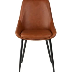 Fabrique de Styles Chaises>Chaise de salle à manger en simili cuir - Ben Marron