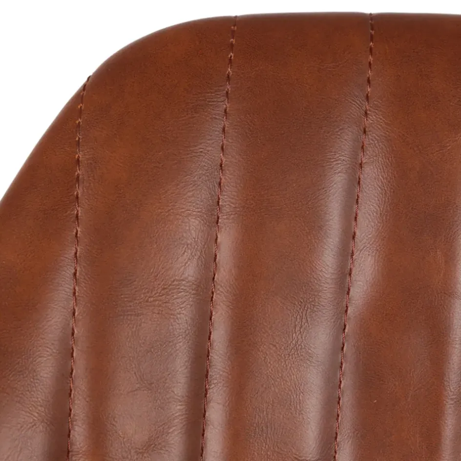 Fabrique de Styles Tabourets Et Chaises De Bar>Chaise haute pivotante h65cm - Moss Marron