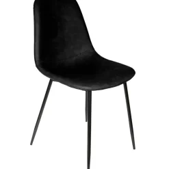 Fabrique de Styles Chaises>Chaise salle à manger effet cuir - Amber Noir