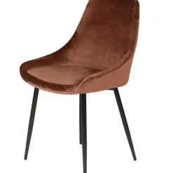 Fabrique de Styles Chaises>Chaise salle à manger en velours - Ben Marron