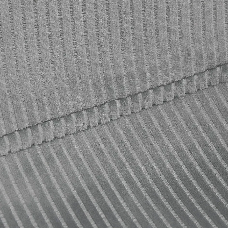 Fabrique de Styles Chaises>Chaise salle à manger en velours cotelé clair - Julia Gris