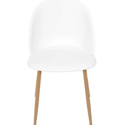 Fabrique de Styles Chaises>Chaise salle à manger scandinave - Bergen Blanc