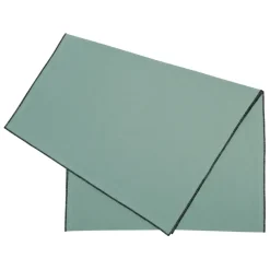 Fabrique de Styles Chemins De Table>Chemin table corino 160x50cm coton lavé 170g/m2 Vert d'eau