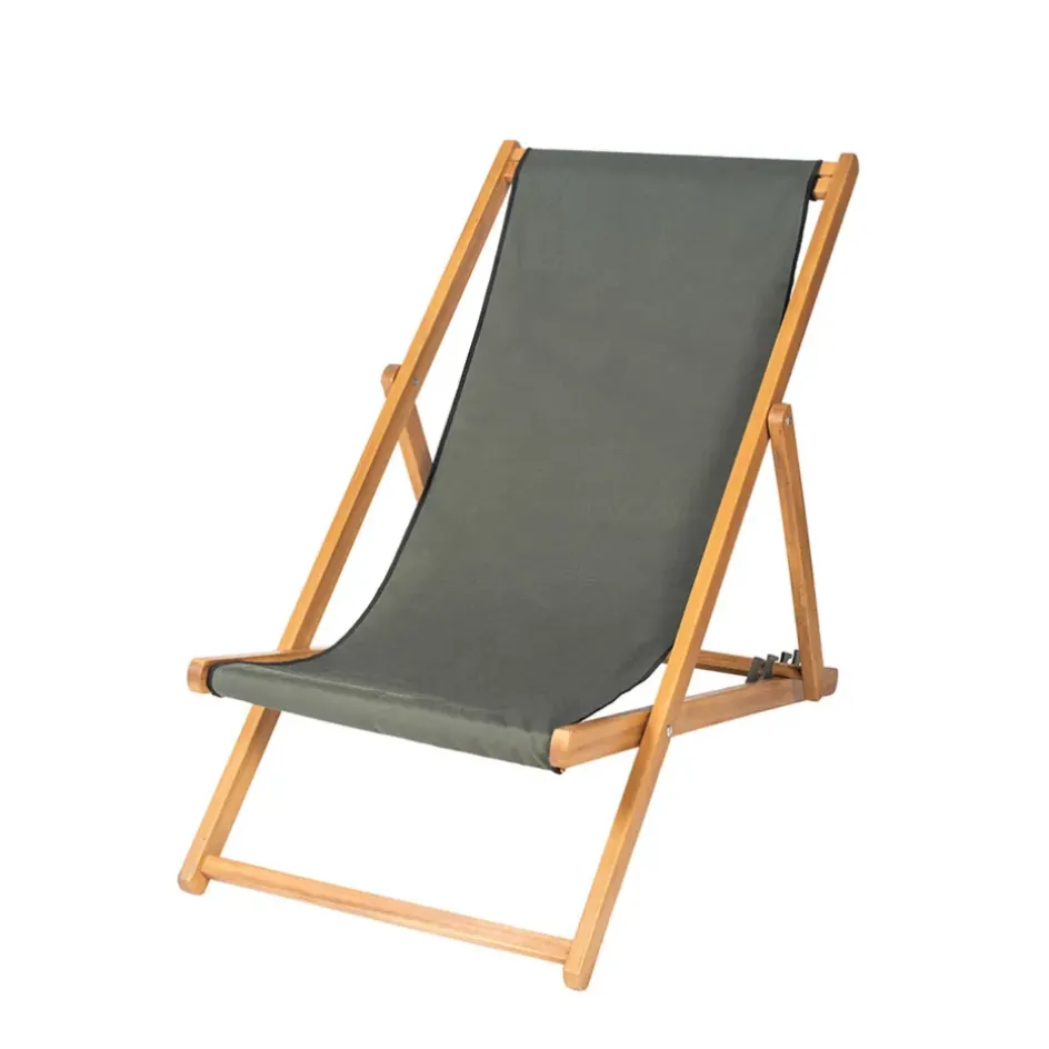 Fabrique de Styles Bains De Soleil, Chiliennes|Jardin>Chilienne en tissu 43x144cm - Bimini Kaki