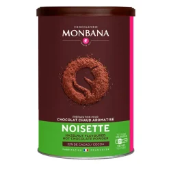 Fabrique de Styles Chocolats Et Confiseries>Chocolat en poudre arôme noisette 250g Marron, Vert