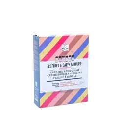 Fabrique de Styles Cafés, Thés Et Infusions>Coffret 6 cafés aromatisés moulus - 6 recettes en boîte xs Multicolore