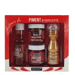 Fabrique de Styles Condiments Et Épices>Coffret autour du piment d'Espelette