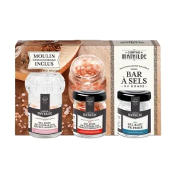 Fabrique de Styles Condiments Et Épices>Coffret bar à sel du monde Multicolore